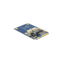 "Mini PCIe I/O full size 2 x USB 2.0 Typ-A Buchse"
