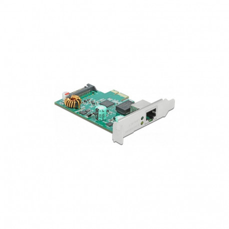 "PCI Express x1 Netzwerkkarte 2,5 Gigabit LAN 1 x RJ45 mit PoE+ RTL8125"