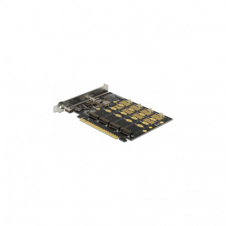 PCI Express x16 kaart 4 x sisemise NVMe M.2 Key M jaoks - bifurcation