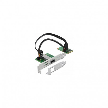 "Mini PCIe I/O PCIe full size 1 x SFP Gigabit LAN"
