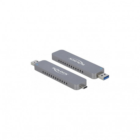 "Externes Gehäuse für M.2 NVMe PCIe SSD mit USB Type-C™ und Typ-A Stecker"
