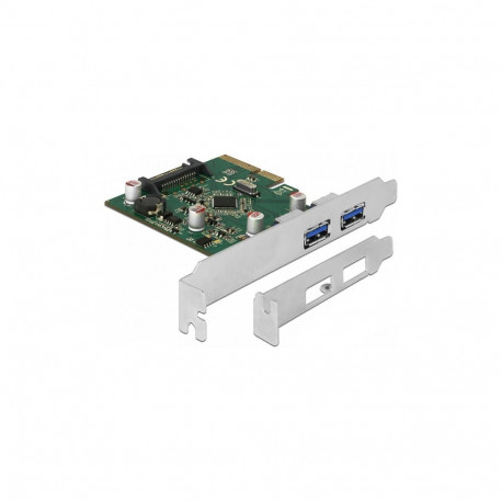 "PCI Express x4 Karte zu 2 x extern USB 3.2 Gen 2 Typ-A Buchse"