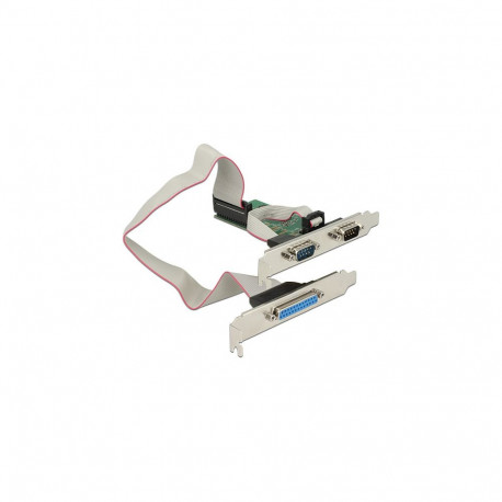 PCI Express x1 kaart 2 x RS-232 jada- ja 1 x paralleelpordiga