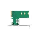 "PCI Express x4 Karte > 1 x intern NVMe M.2 Key M - Querformat"
