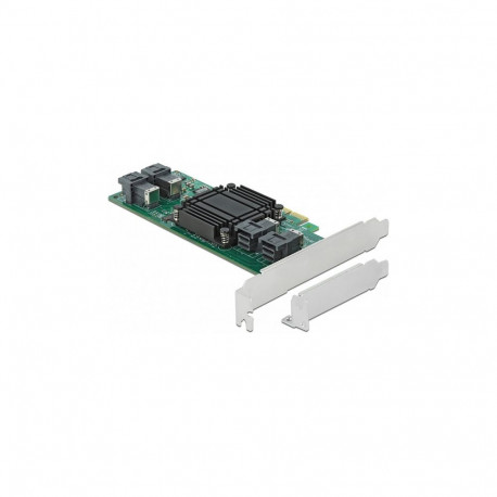 "PCI Express x8 Karte zu 4 x intern SFF-8643 NVMe - Low Profile Formfaktor"