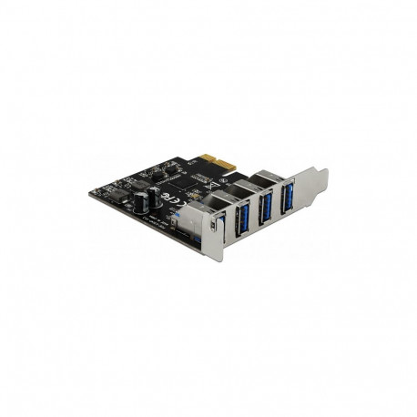"USB 5 Gbps PCI Express x1 Karte mit 4 x externen Typ-A Buchsen"