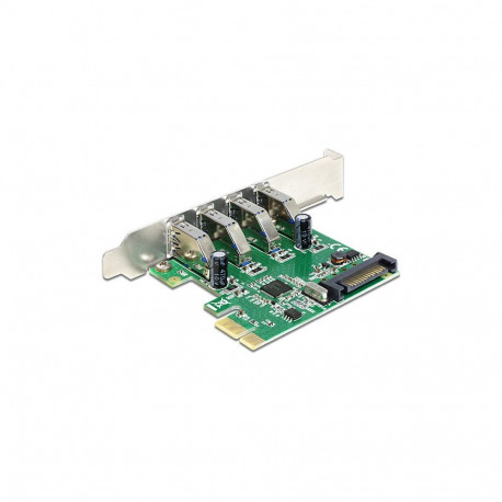 "PCI Express x1 Karte zu 4 x extern USB Typ-A Buchse USB 5 Gbps"