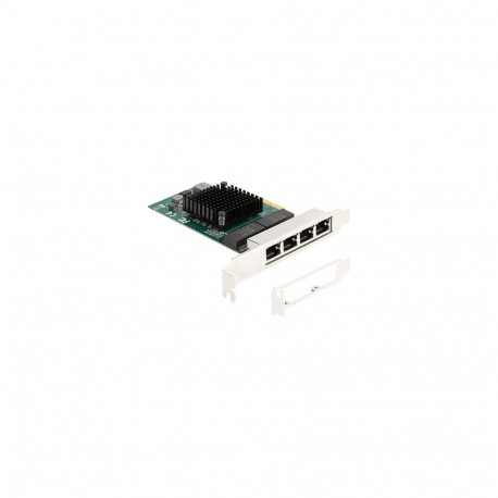 PCI Express x4 võrgukaart Gigabit LAN 4 x RJ45 BCM