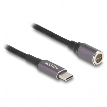 "Delock Notebook Ladekabel USB Type-C™ Buchse zu magnetischem 8 Pin Konnektor 15 cm"
