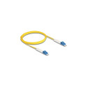"Delock LWL Kabel LC Duplex zu LC Duplex Singlemode OS2 winkelbar 3 m"