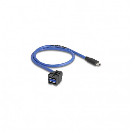 "Keystone Modul USB 5 Gbps A Buchse zu USB Type-C™ Stecker mit Kabel"