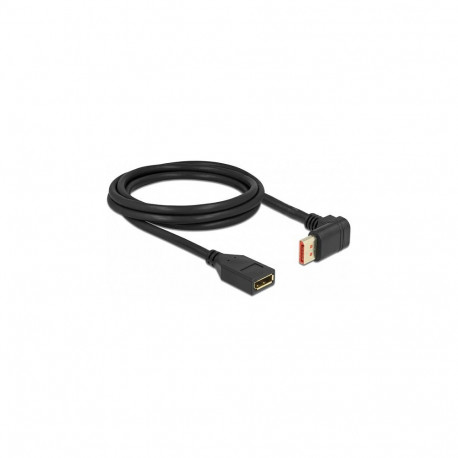 DisplayPort pikenduskaabel pistikust pesani, 90° ülespoole nurga all, 8K 60Hz 2m