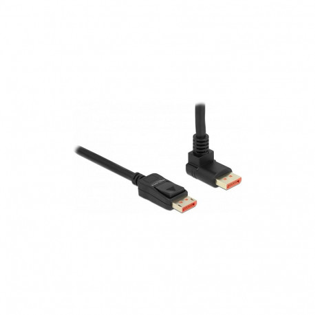Delock DisplayPort kaabel sirge ja 90° ülespoole nurga all pistik 8K 60 Hz 3 m