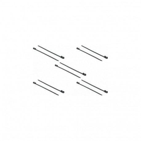 "Delock Kabelbinder mit Befestigungsöse L 300 x B 7,6 mm schwarz 10 Stück"
