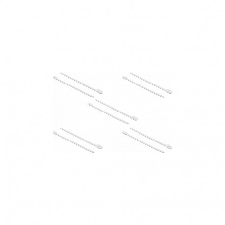Delock kinnitusavaga juhtmesidemed L 300 x B 7,6 mm valge 10 tükki