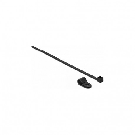 Kinnitusklamber 4,8mm kaablisidemega L 150 x B 2,5, must