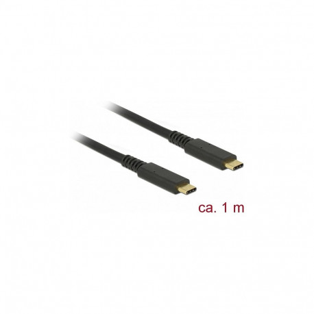 "USB 10 Gbps Kabel USB Type-C™ Stecker zu Stecker PD 3.0 60 W E-Marker 1 m koaxial"