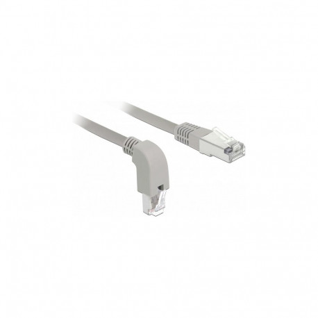 Delock võrgukaabel RJ45 Cat.6A S/FTP alt nurgaga / sirge 1 m