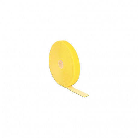 Delock takjapael rullil 10 m x 20 mm kollane