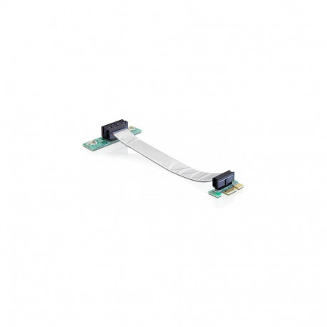 Delock riser-kaart PCI Express x1 > x1 13 cm painduva kaabliga, vasakule suunatud