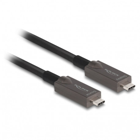 "Aktives Optisches USB-C™ 4K Video + Daten + PD Kabel 15 m"