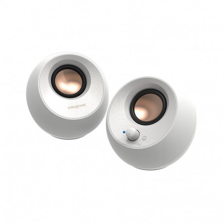 "Creative Labs Pebble V3 (wei, Bluetooth, USB-C, Klinke)"