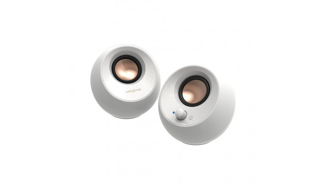 "Creative Labs Pebble V3 (wei, Bluetooth, USB-C, Klinke)"