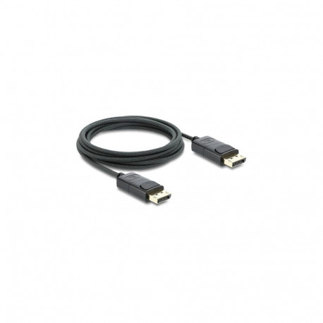 "Koaxiales DisplayPort Kabel 8K 60 Hz mit Geflechtmantel 2 m"