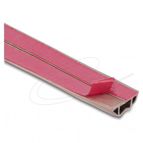 "Delock Kabelkanal PVC flexibel 50 x 14 mm - Länge 2 m braun"