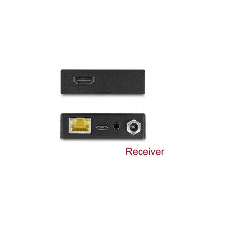 Delock HDMI pikenduskomplekt üle Cat.6 kaabli 4K 60 Hz 50 m