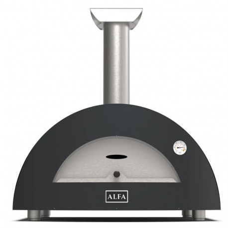 "Alfa Forni Moderno 2 Pizze Hybrid-Pizzaofen Ardesia Grey"