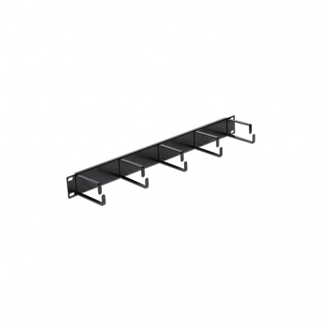 "19"" Kabelmanagement Panel schwarz"