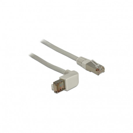 "Netzwerkkabel RJ45 Cat.6A S/FTP oben gewinkelt / gerade 1 m"