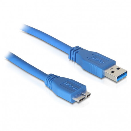 "Delock USB 5 Gbps Kabel Typ-A Stecker zu Typ Micro-B Stecker 5 m blau"