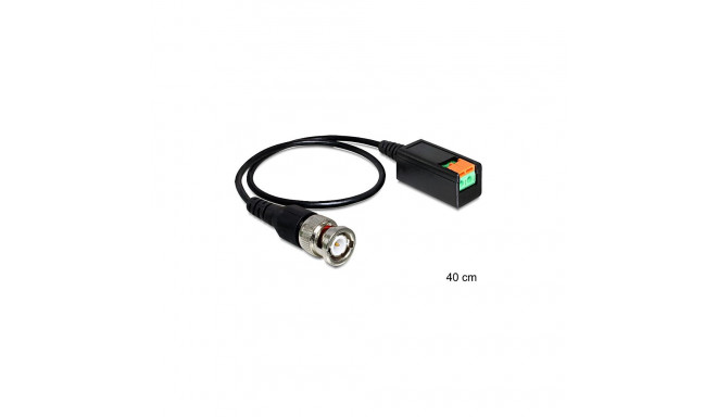 "Delock Kabel BNC Stecker > Terminalblock 2 Pin"