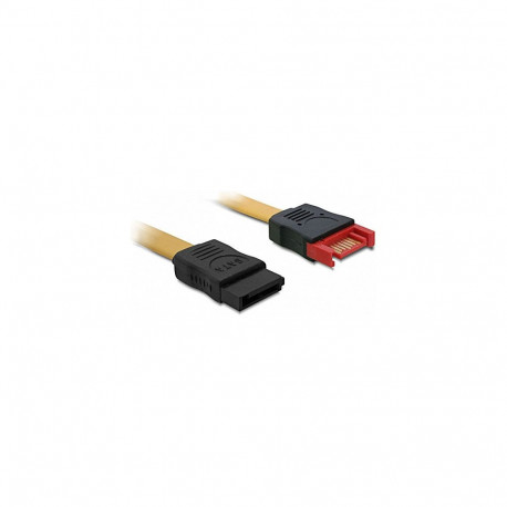 Delock SATA 3 Gb/s pikenduskaabel pistik > pesa 100 cm kollane