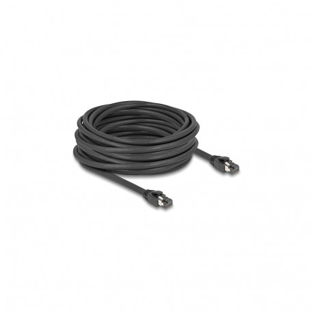 "Delock RJ45 Netzwerkkabel Cat.8.1 S/FTP 10 m bis 40 Gbps schwarz"