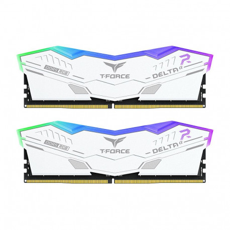 TeamGroup T-Force Delta 32GB Dual-Kit DDR5-6000 CL30 DIMM RGB valge muutmälu