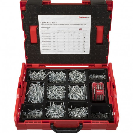 "Fischer Power Fast II L-Boxx 102 Schrauben-Set"
