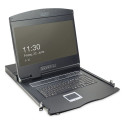 "Digitus 19"" LCD KVM-Konsole, 1-Port VGA, US-Tastatur"