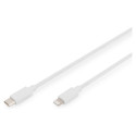 "DIGITUS Daten- / Ladekabel, USB-C - Lightning, MFI 1,0m"