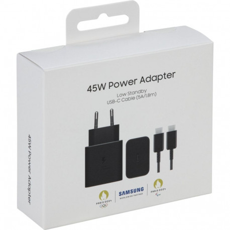 Samsung 45W 1xUSBC z kablem - czarna