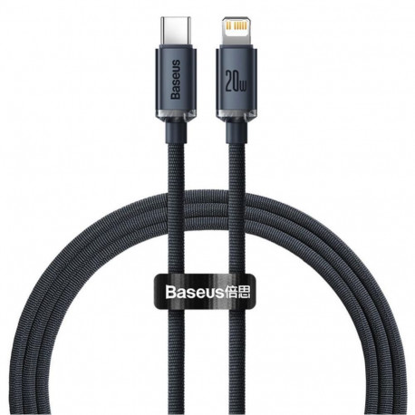 Baseus CABLE LIGHTNING TO USB 2M/BLACK CAJY000301