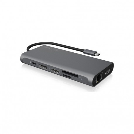 IB-DK4050-CPD (anthrazit, USB-C, HDMI, DisplayPort)