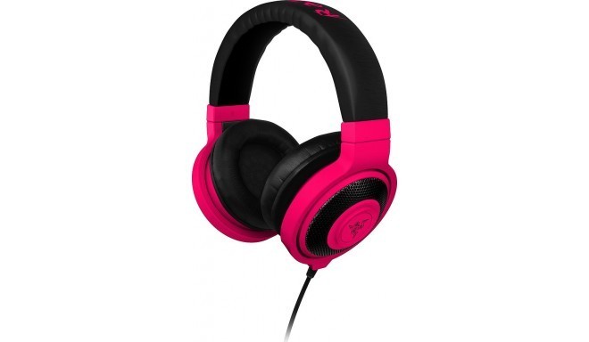 Razer headphones Kraken Neon, red