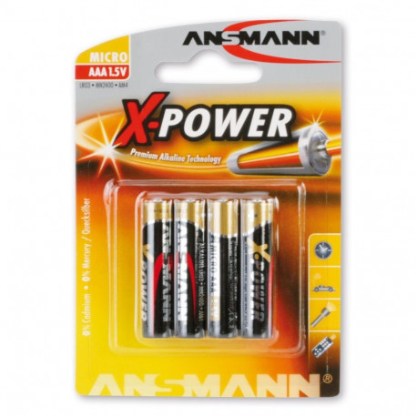 Ansmann patarei Micro X-Power AAA 4tk