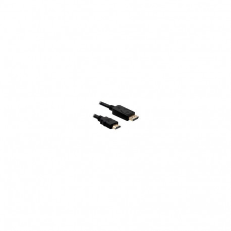 Adapterkabel DisplayPort Stecker > HDMI Stecker (schwarz, 2 Meter)
