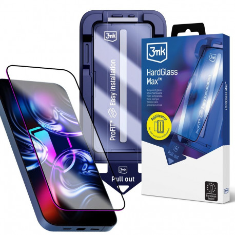 3mk HardGlass Max tempered glass for iPhone 17 Pro