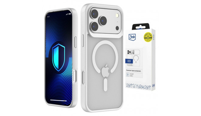 3mk Smoke MagCase for iPhone 17 Pro Max - White-Translucent