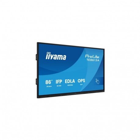 iiyama TE8613A-B2AG Signage Display Kiosk design 2.17 m (85.6") Wi-Fi 500 cd/m² 4K Ultra HD Bla
